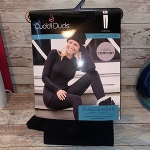 COPY - Cuddle duds Fleece wear Large leggings: Not In Package